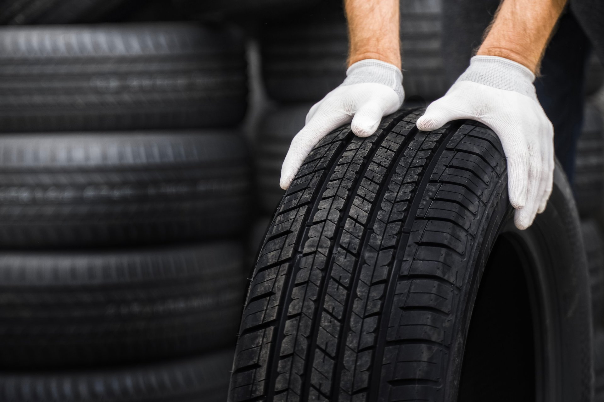Tire shop professional mechanic